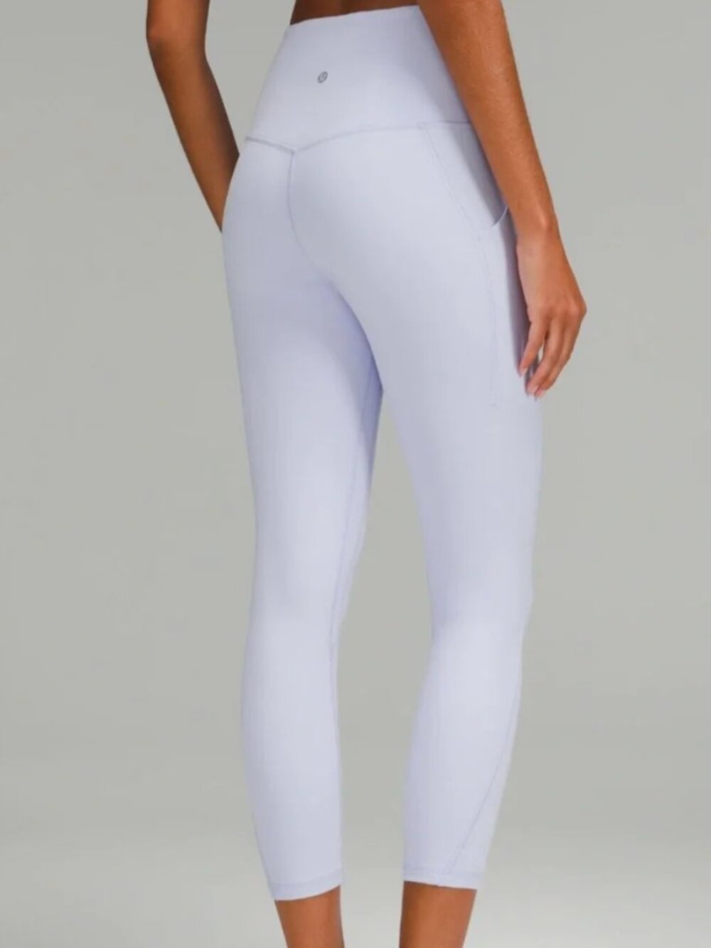 Lululemon Align High-Rise Crop 23” w/ Pockets – Light Lilac/Blue – Size 2 - Picture 2 of 8